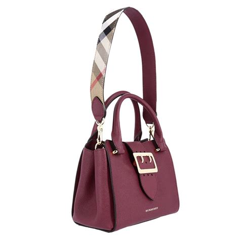 long burberry purse burgandy|Burberry handbags.